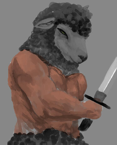 Sheep &#39;Swordsman&#39;